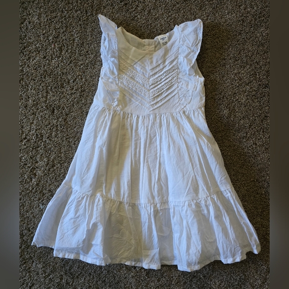 OshKosh B’gosh White Girls Dress – Size 4T - Picture 1 of 3